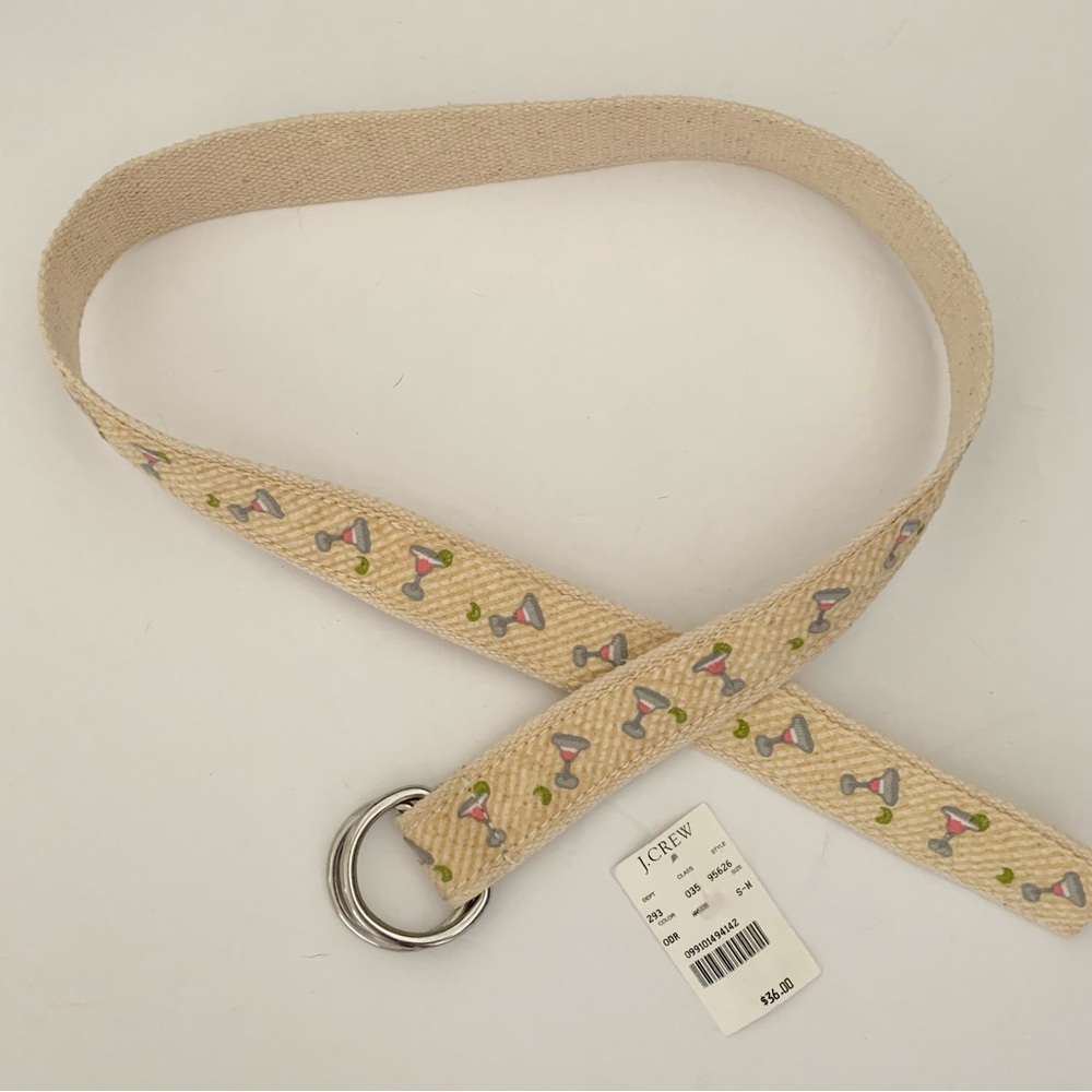 J Crew Martini Cocktail Belt
